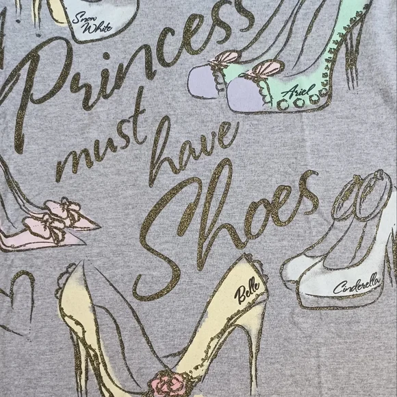 Disney Store Princess Shoe Tee - Picture 3 of 6